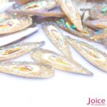 Chaton Gota Palito Pavão Base Reta De Resina 9mm X 36mm C/200-unidades - Imagem 6