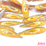 Chaton Gota Palito Pavão Base Reta De Resina 9mm X 36mm C/200-unidades - Imagem 3