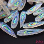 Chaton Gota Palito Pavão Base Reta De Resina 9mm X 36mm C/200-unidades - Imagem 14