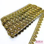 Galão De ABS Com Pedrarias 27mm C/9-Metros -Ref:B085