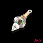 Pingente Ponteira Pião Cristal De Acrílico (AB) 11mm X  31mm C/500-Gramas - Imagem 2