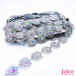 Galão De ABS Com Pedrarias 32mm C/9-Metros -Ref:B080