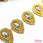 Galão De ABS Com Pedrarias 3CM C/9-Metros -Ref:B083 - Imagem 3