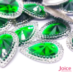 Chaton Indiana Gota Com CristaL Em Volta Resina 18mm x 25mm C/100-unidades - Imagem 3