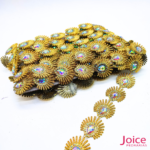 Galão De ABS Com Pedrarias 32mm C/9-Metros -Ref:B080 - Imagem 6