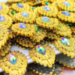 Galão De ABS Com Pedrarias 3CM C/9-Metros -Ref:B083 - Imagem 2