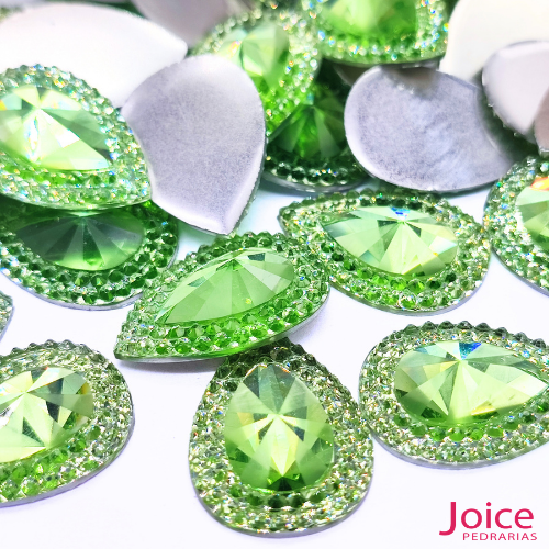 Chaton Indiana Gota Resina 18mm X 25mm C/200-unidades