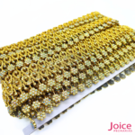 Galão De ABS Com Strass De Vidro 21.8mm C/9-Metros -Ref:B077 - Imagem 5