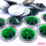 Chaton Indiana Redondo Com CristaL Em Volta Resina 30mm C/100-unidades - Imagem 4