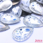 Chaton Indiana Gota Com CristaL Em Volta Resina 20mm x 30mm C/100-unidades - Imagem 5