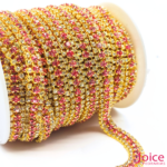 Corrente De Strass Real Com 3-Filas ss16 C/9-Metros - Imagem 10