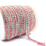 Corrente De Strass Real Com 3-Filas ss16 C/9-Metros - Imagem 7