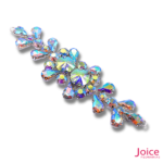 Aplique De Strass 4cm X 13.5cm C/1-Unidades Ref:LH010