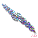 Aplique De Strass 4cm X 17cm C/1-Unidades Ref:LH012