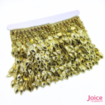 Franja De ABS Com Strass 8.5CM C/4.5-Metros -Ref:B088 - Imagem 5