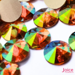 Chaton Rivoli De Resina Base Reta 6mm (AB) C/7200-unidades - Imagem 2