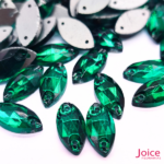 Navete Imitação Swarovski De Vidro 7mm X 15mm Com Furo Base Reta C/1000-Unidades - Imagem 10