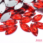 Navete Imitação Swarovski De Vidro 7mm X 15mm Com Furo Base Reta C/1000-Unidades - Imagem 11