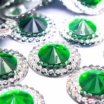 Chaton Indiana Redondo Com CristaL Em Volta Resina 14mm C/300-unidades - Imagem 3