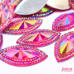 Chaton Indiana Navete Com (AB) Resina 20mm x 40mm C/100-unidades - Imagem 14