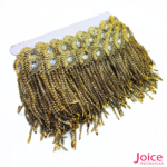 Franja De ABS Com Pedrarias 12cm C/4.5-Metros -Ref:B081 - Imagem 5