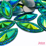 Chaton Indiana Navete Com (AB) Resina 20mm x 40mm C/100-unidades - Imagem 5