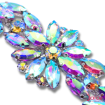 Aplique De Strass 4cm X 17cm C/1-Unidades Ref:LH012 - Imagem 3