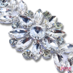 Aplique De Strass 5cm X 17cm C/1-Unidades Ref:BL018 - Imagem 3