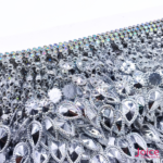 Franja De ABS Com Strass 8.5CM C/4.5-Metros -Ref:B088 - Imagem 2