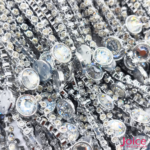 Franja De ABS Com Strass 120mm C/4.5-Metros -Ref:B078 - Imagem 2