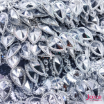 Franja De ABS Com Strass 8.5CM C/4.5-Metros -Ref:B088 - Imagem 3