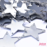 Chaton Espelho Estrela Com  Furo Para Costura 30mm C/200-Unidades - Imagem 5