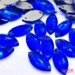 Navete Imitação Swarovski De Vidro 7mm X 15mm Com Furo Base Reta C/1000-Unidades - Imagem 5