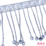 Franja De ABS Com Strass 120mm C/4.5-Metros -Ref:B078 - Imagem 3