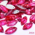 Navete Imitação Swarovski De Vidro 7mm X 15mm Com Furo Base Reta C/1000-Unidades - Imagem 6