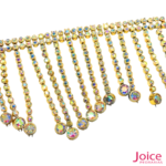 Franja De ABS Com Strass 6mm C/9-Metros -Ref:B079 - Imagem 4