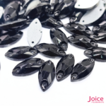 Navete Imitação Swarovski De Vidro 7mm X 15mm Com Furo Base Reta C/1000-Unidades - Imagem 8