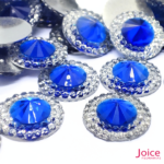 Chaton Indiana Redondo Com CristaL Em Volta Resina 14mm C/300-unidades - Imagem 6