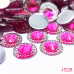 Chaton Indiana Redondo Com CristaL Em Volta Resina 14mm C/300-unidades - Imagem 10