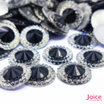 Chaton Indiana Redondo Com CristaL Em Volta Resina 14mm C/300-unidades - Imagem 12