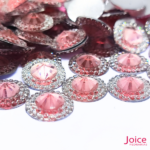 Chaton Indiana Redondo Com CristaL Em Volta Resina 14mm C/300-unidades - Imagem 11