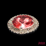 Chaton Redondo De Vidro 42mm Com Strass Em volta Com Base (PRATA) De Aço C/20-unidades - Imagem 22