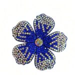Aplique Flor Com Strass De Cristal 60mm C/50-Unidades Sku:B3608 - Imagem 6