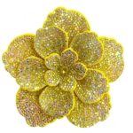 Aplique Flor Com Strass De Cristal 10cm Unidade Sku:B3610 - Imagem 3