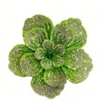 Aplique Flor Com Strass De Cristal 10cm Unidade Sku:B3610 - Imagem 2