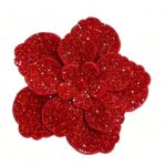 Aplique Flor Com Strass De Cristal 10cm Unidade Sku:B3610 - Imagem 5
