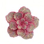 Aplique Flor Com Strass De Cristal 10cm Unidade Sku:B3610 - Imagem 7