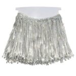 Franja de Strass 15cm, Strass Maior na Ponta, Comprimento 1,8metros - Imagem 4