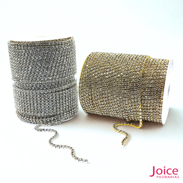 Corrente De Strass ss18 Com 50-Metros
