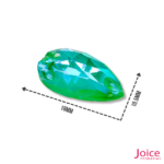 Gotra Imitação Neon De Vidro 10.5mm X 18mm Com Furo Base Reta C/200-Unidades - Imagem 3